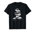 Zen Balancing Stones Art Mindfulness T-Shirt - Casual Everyday Wear Unisex - T-Shirt, Sweatshirt, Hoodie