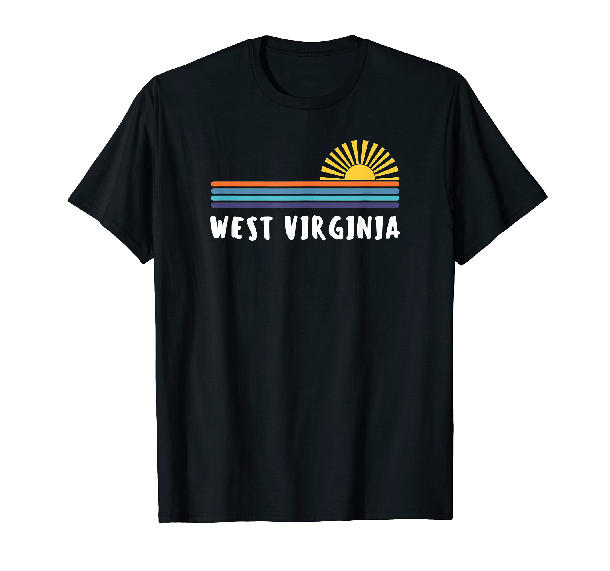 West Virginia Home State Pride Sunrise T-Shirt - Graphic Print for Adults - T-Shirt, Sweatshirt, Hoodie