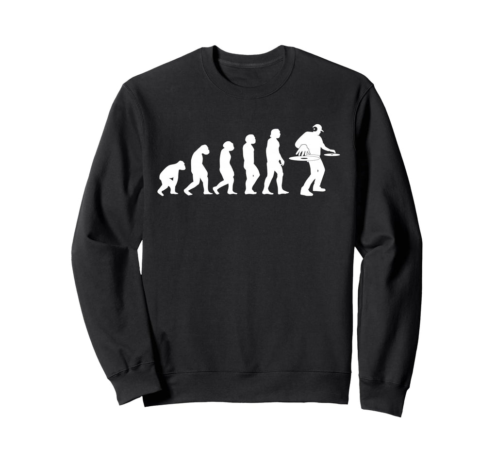 80S Music Disk Jockey Dj Vinyl Sweatshirt - Unique Graphic Men Women - T-Shirt, Sweatshirt, Hoodie