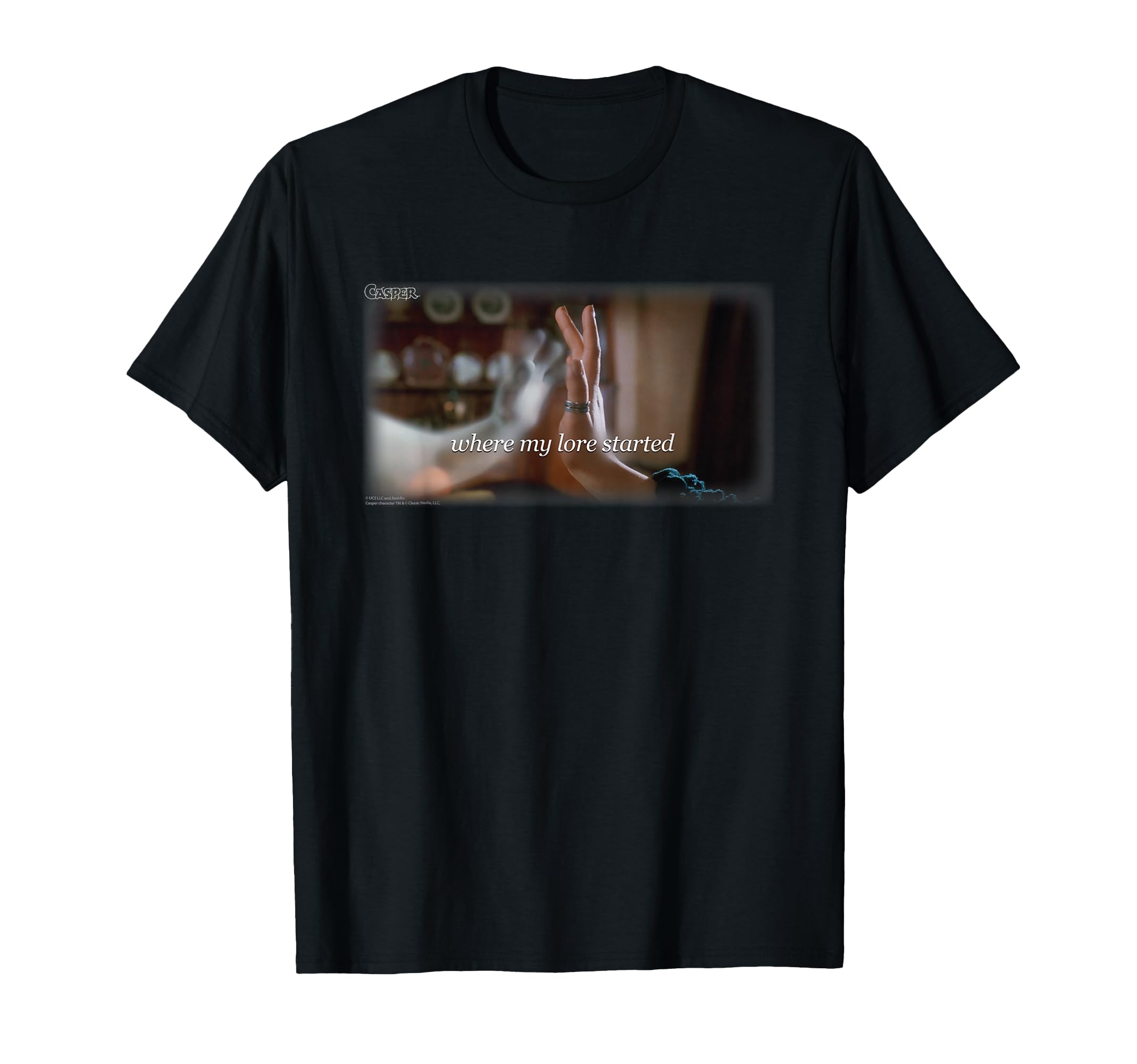 Casper Where My Lore Started Hand T-Shirt - Minimalist Print Men Women - T-Shirt, Sweatshirt, Hoodie