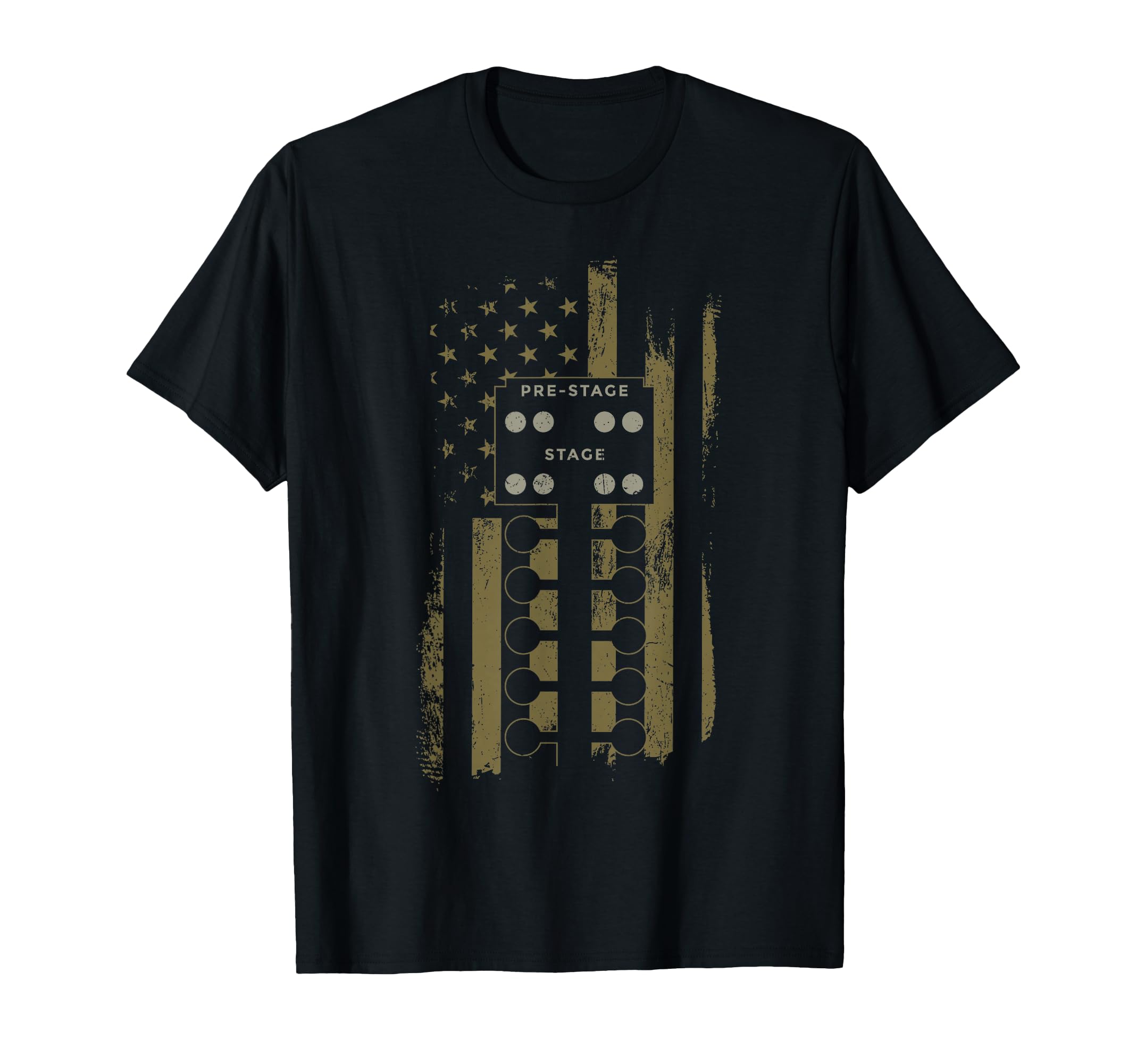 Drag Racing Race Car American Flag Camo T-Shirt - Aesthetic Graphic Unisex - T-Shirt, Sweatshirt, Hoodie