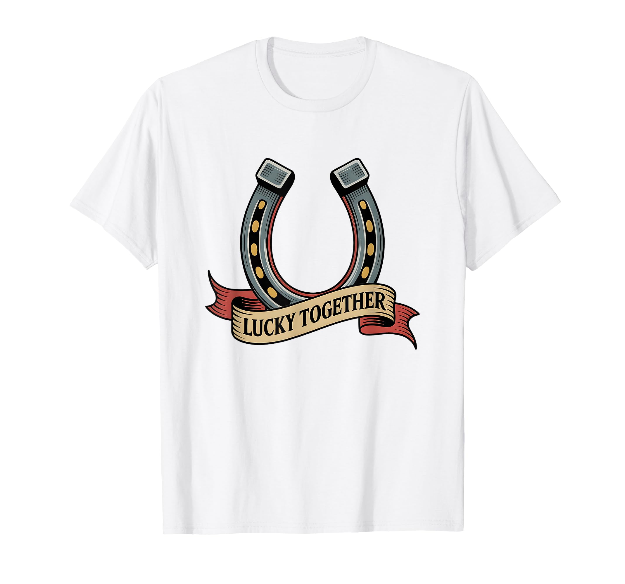 Lucky Together American Traditional T-Shirt - Unique Graphic Men Women - T-Shirt, Sweatshirt, Hoodie