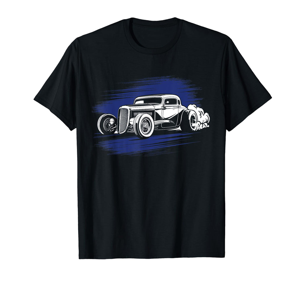Hotrod Car T-Shirt - Minimalist Print Unisex - T-Shirt, Sweatshirt, Hoodie