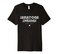 Saratoga Springs New York Ny 70S 80S T-Shirt - Custom Art Print Men Women - T-Shirt, Sweatshirt, Hoodie