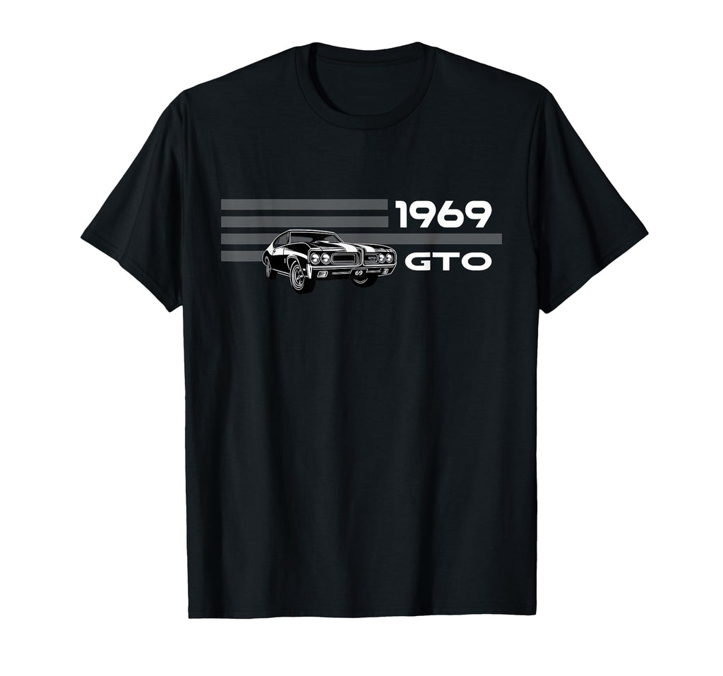 1969 Gto Cars American Muscle Car Art T-Shirt - Graphic Print Men Women - T-Shirt, Sweatshirt, Hoodie