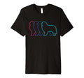 Great Pyrenees Silhouette Synthwave T-Shirt - Unique Graphic Unisex - T-Shirt, Sweatshirt, Hoodie