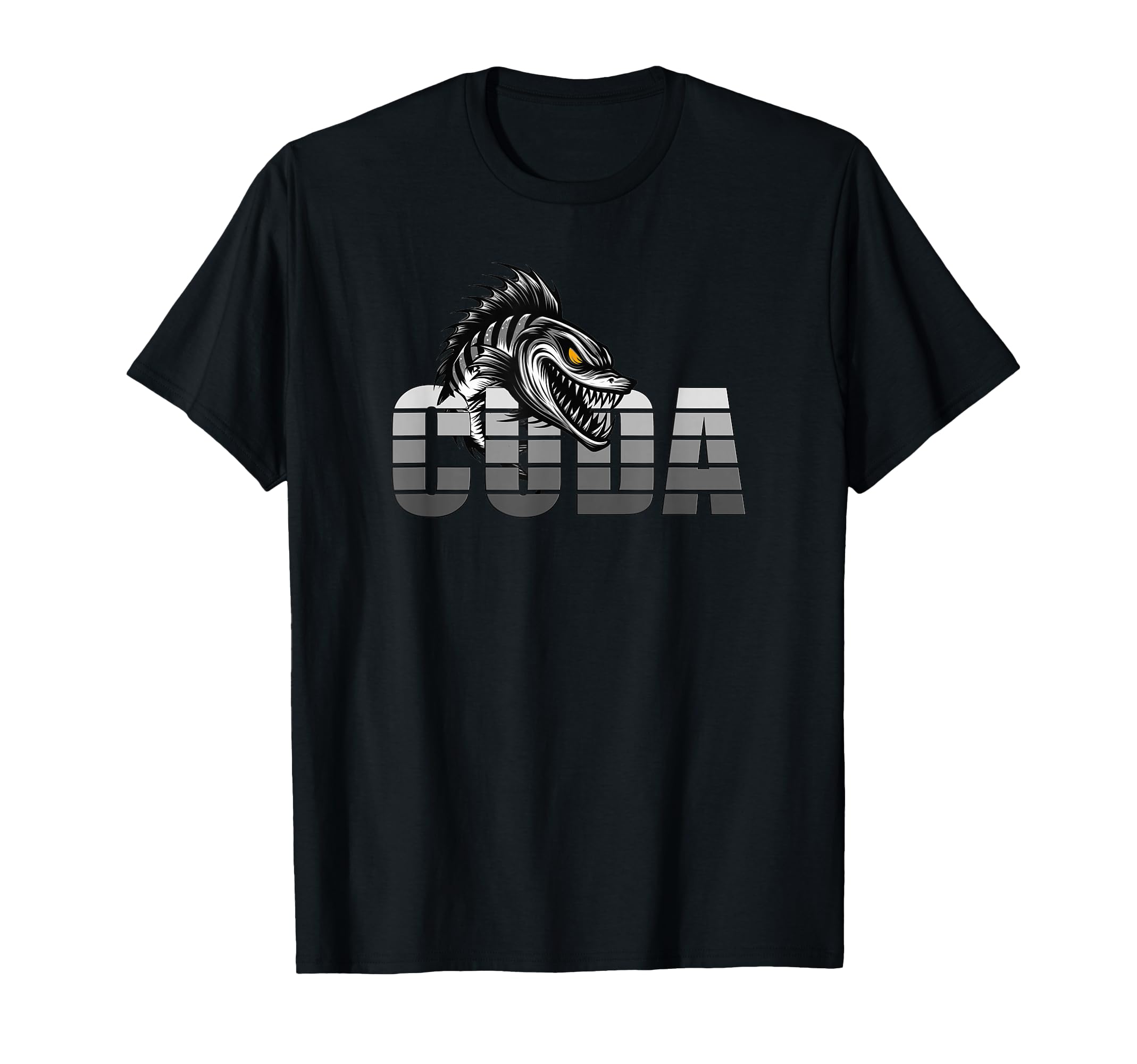 American Muscle Cars Cuda Badge Car T-Shirt - Custom Art Print for Adults - T-Shirt, Sweatshirt, Hoodie