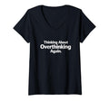 Womens Thinking About Overthinking T-Shirt - Aesthetic Graphic Men Women - T-Shirt, Sweatshirt, Hoodie