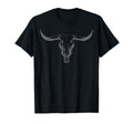 Western Boho Cow Skull Cowgirl Cowboy T-Shirt - Aesthetic Graphic Unisex - T-Shirt, Sweatshirt, Hoodie