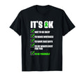 Ok Mental Illness Support Mental Health T-Shirt - Unique Graphic Unisex - T-Shirt, Sweatshirt, Hoodie