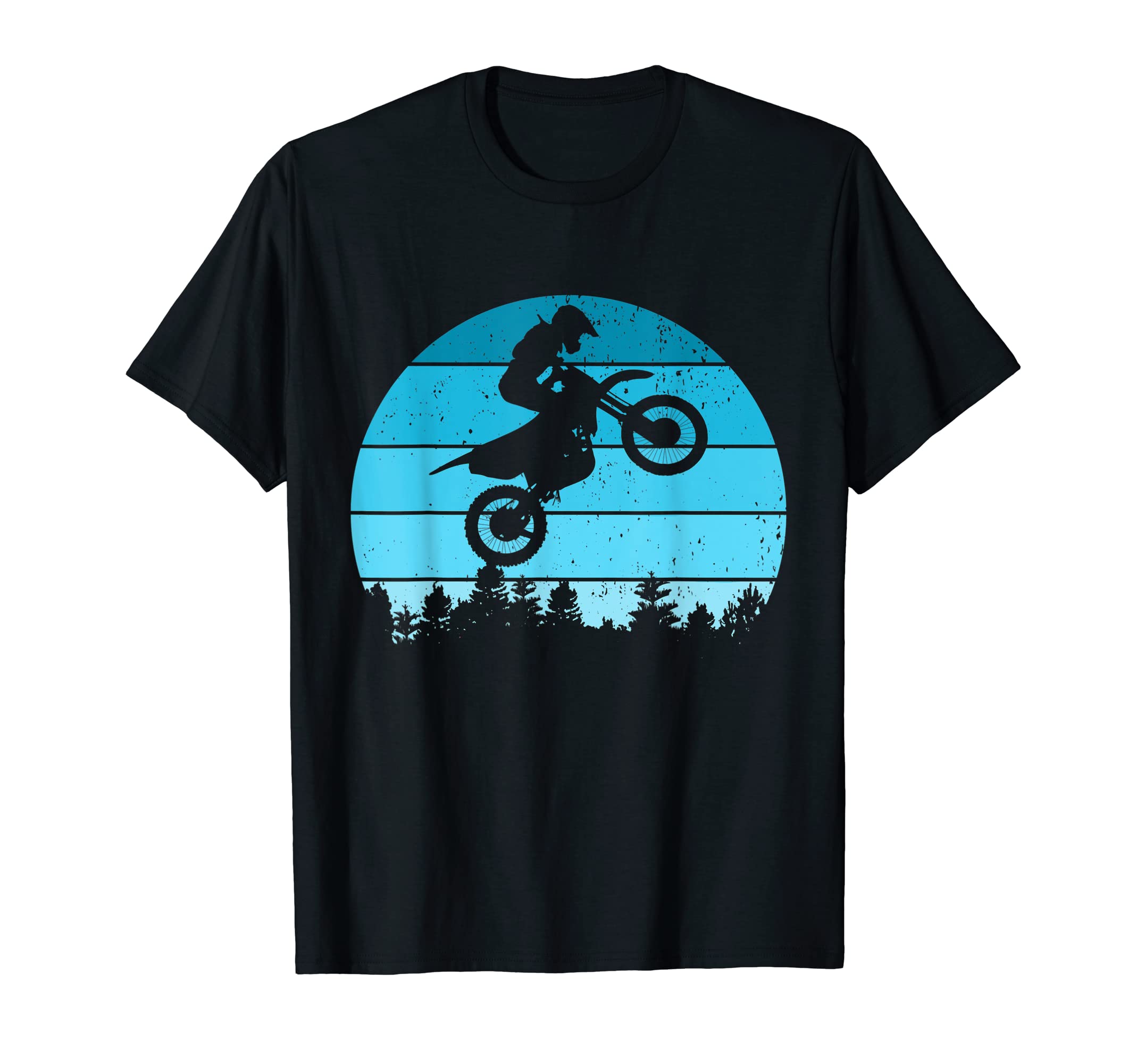Dirt Bike Mx Motocross Blue T-Shirt - Fun Novelty Design Men Women - T-Shirt, Sweatshirt, Hoodie