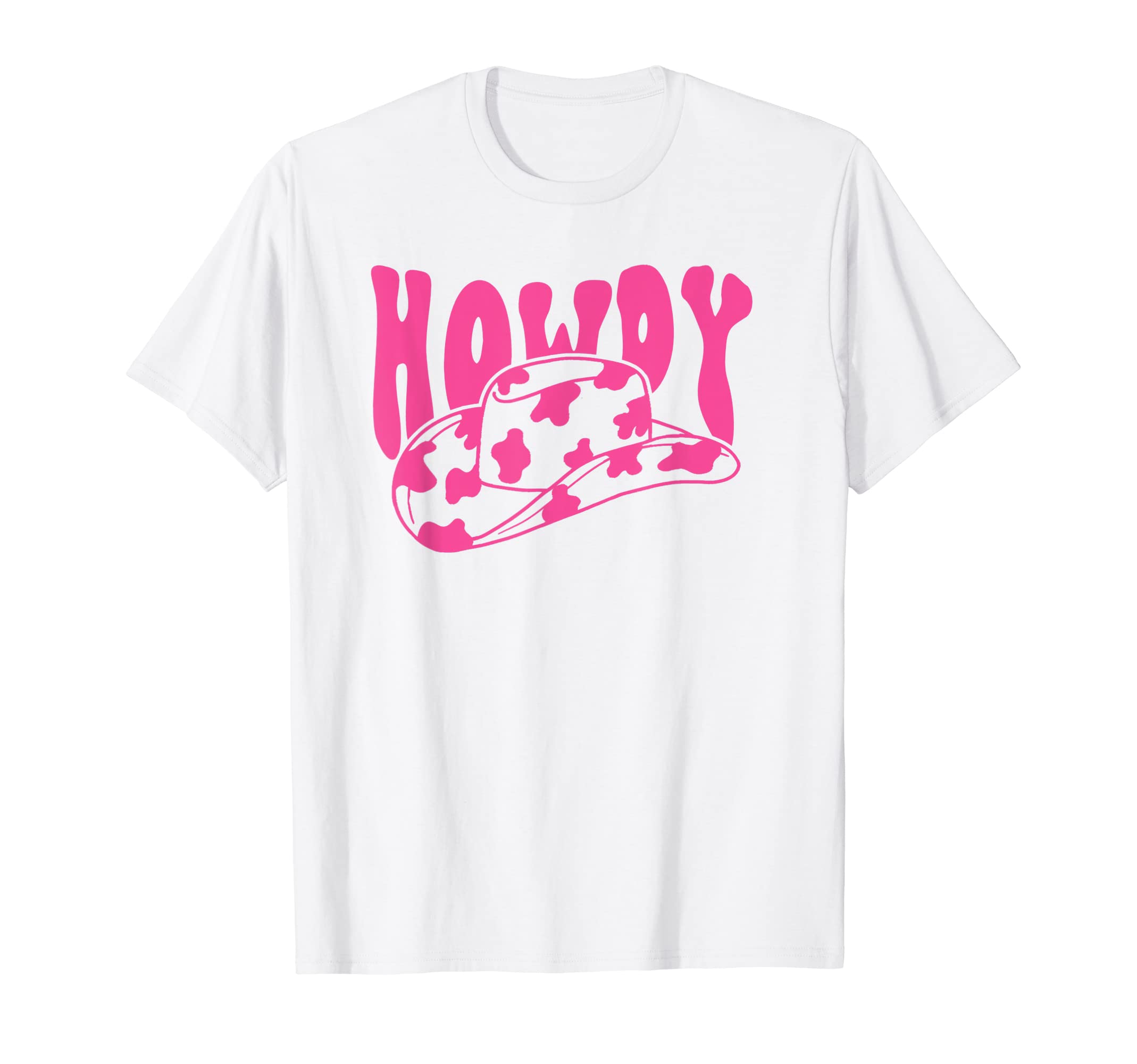 Southern Cowgirl Rodeo White Howdy T-Shirt - Trendy Graphic for Adults - T-Shirt, Sweatshirt, Hoodie