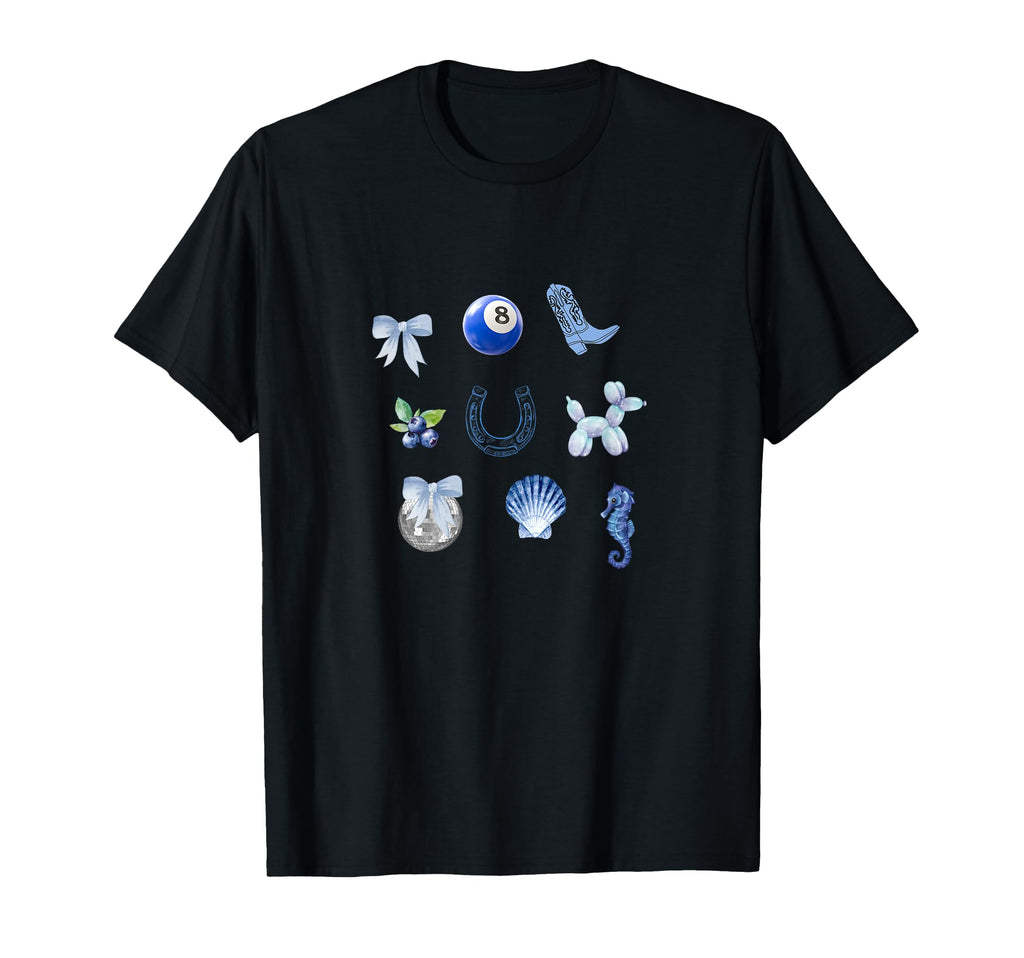 Coastal Grandma Coquette Blue T-Shirt - Fun Novelty Design Unisex - T-Shirt, Sweatshirt, Hoodie