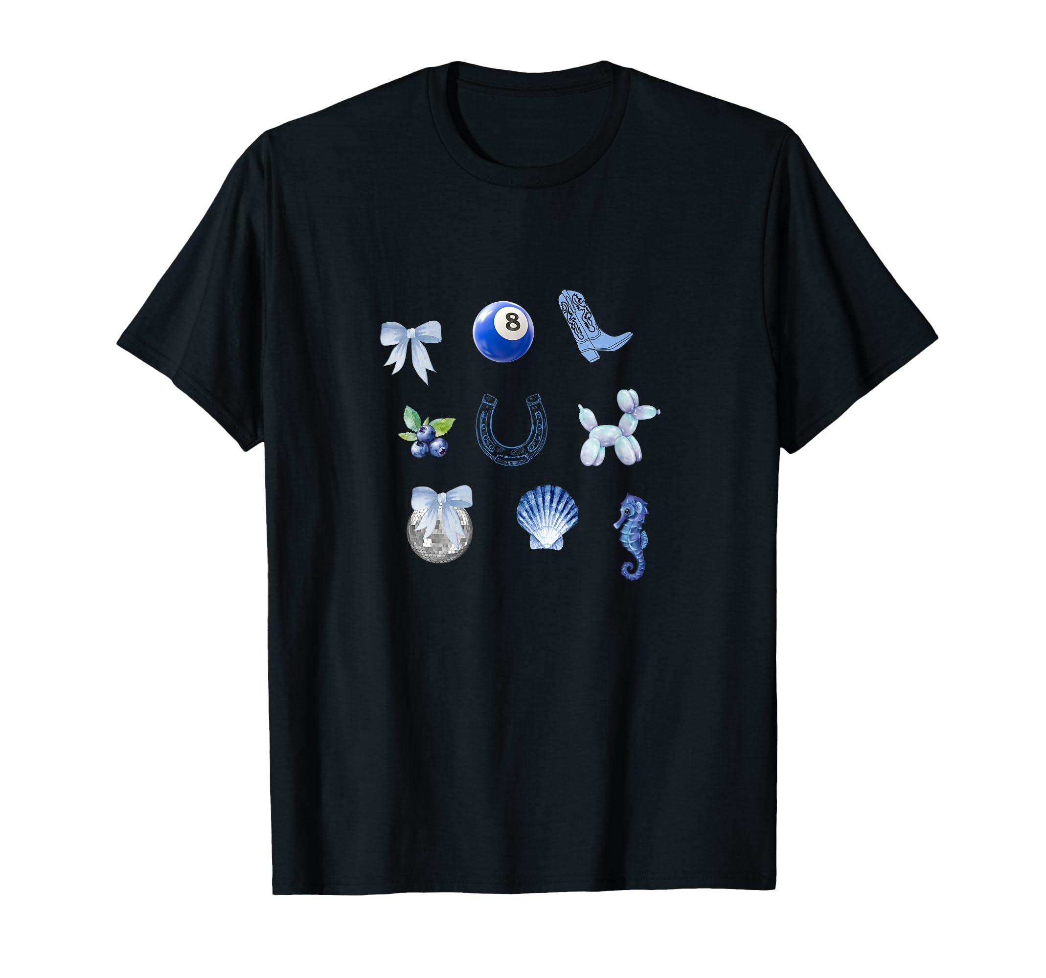 Coastal Grandma Coquette Blue T-Shirt - Fun Novelty Design Unisex - T-Shirt, Sweatshirt, Hoodie