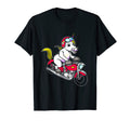 Unicorn Motorbike Biker Motorcycle Dirt T-Shirt - Minimalist Print Unisex - T-Shirt, Sweatshirt, Hoodie