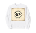 57 Birthday Gift Nostalgia Present Sweatshirt - Graphic Print Men Women - T-Shirt, Sweatshirt, Hoodie