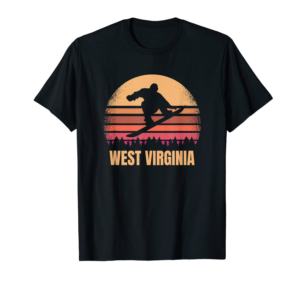 West Virginia Snowboarding Wv T-Shirt - Casual Everyday Wear for Adults - T-Shirt, Sweatshirt, Hoodie