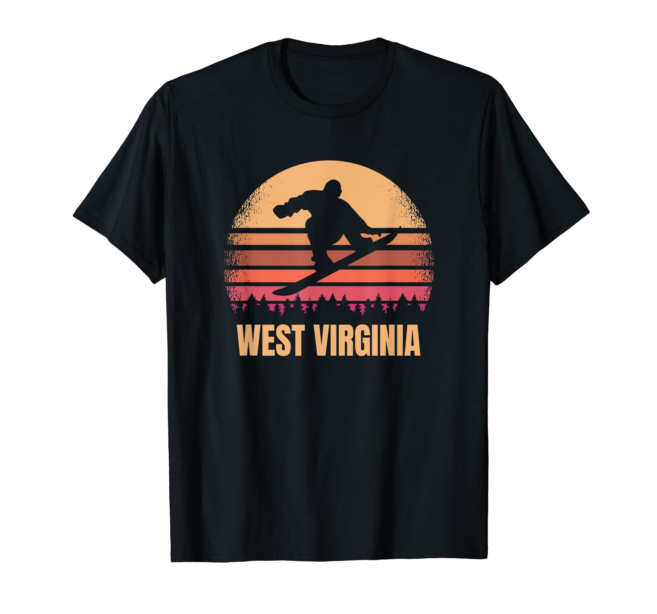 West Virginia Snowboarding Wv T-Shirt - Casual Everyday Wear for Adults - T-Shirt, Sweatshirt, Hoodie