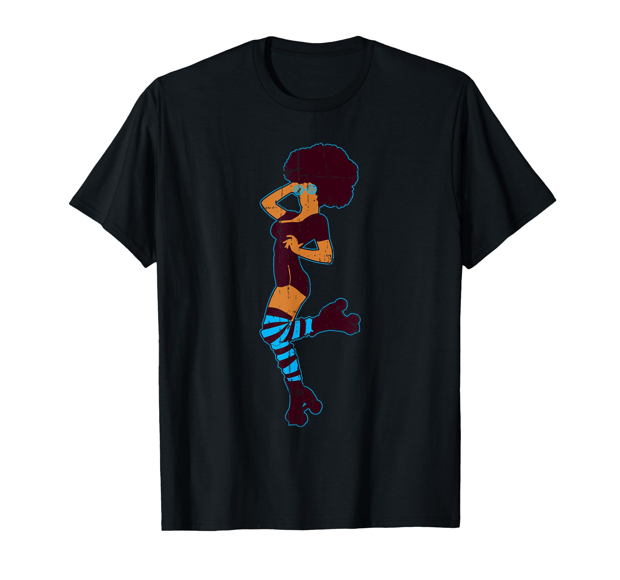 70S Rollerskating Roller Skates T-Shirt - Graphic Print Men Women - T-Shirt, Sweatshirt, Hoodie