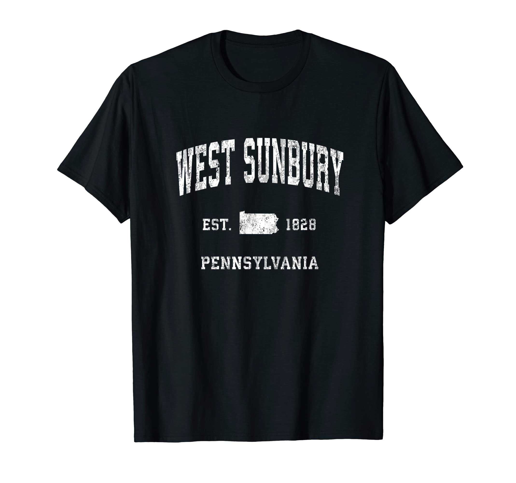 West Sunbury Pennsylvania Pa Athletic T-Shirt - Custom Art Print Men Women - T-Shirt, Sweatshirt, Hoodie