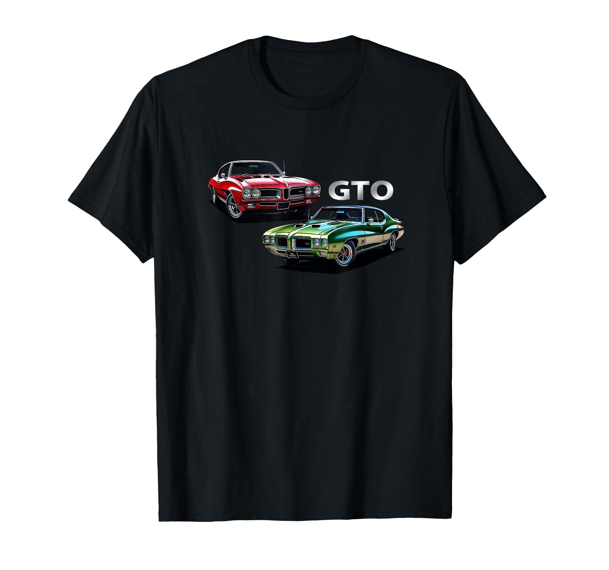 Cars 1969 Gto American Muscle Cars 1960S T-Shirt - Custom Art Print Unisex - T-Shirt, Sweatshirt, Hoodie