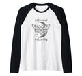 Antisocial Butterfly Raglan Baseball T-Shirt - Fun Novelty Design Men Women - T-Shirt, Sweatshirt, Hoodie