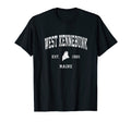 West Kennebunk Maine Me Athletic T-Shirt - Aesthetic Graphic Men Women - T-Shirt, Sweatshirt, Hoodie