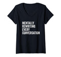Womens Mentally Rewriting Every T-Shirt - Minimalist Print for Adults - T-Shirt, Sweatshirt, Hoodie