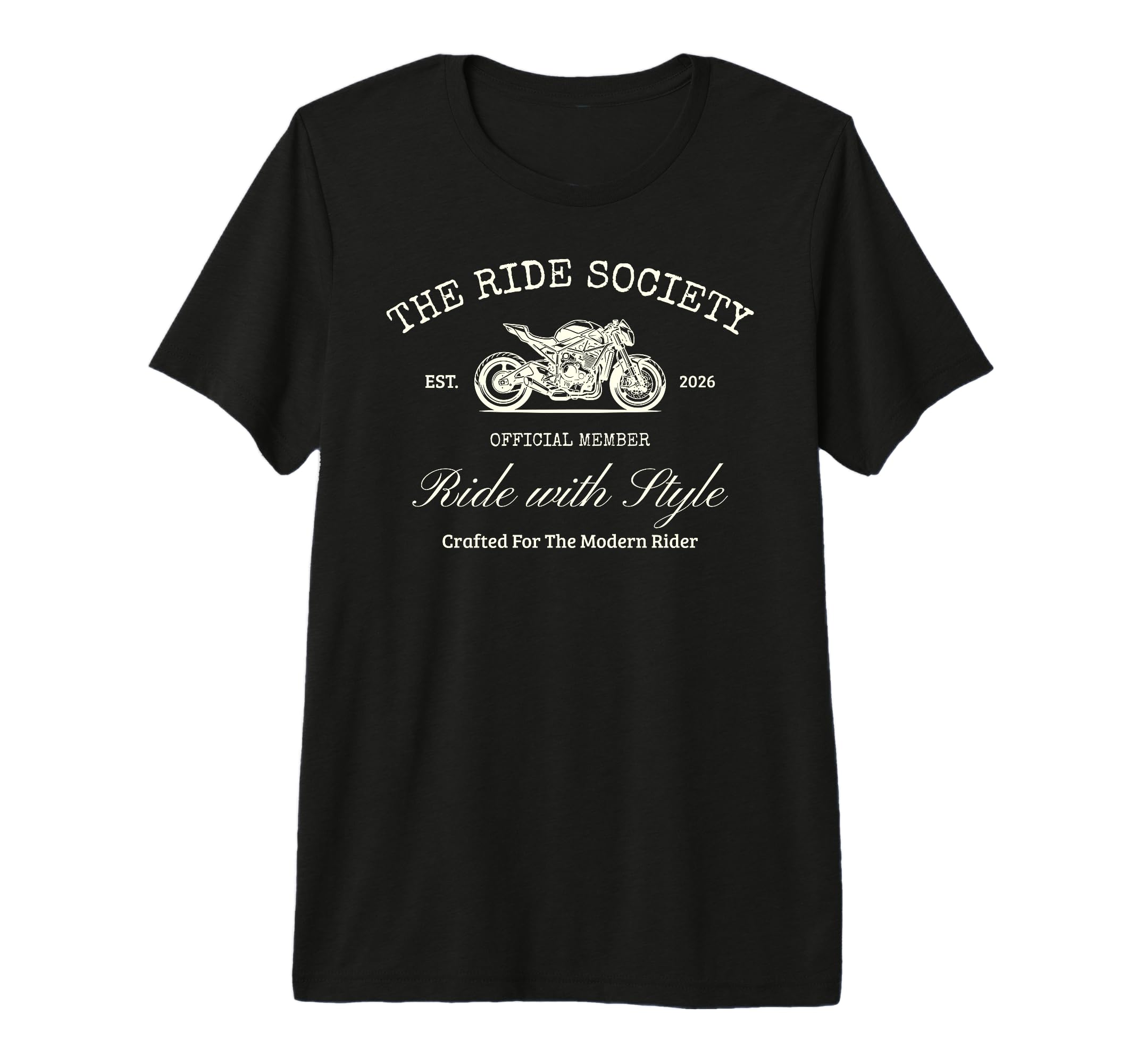Motorcycle Club Tri Blend T-Shirt - Graphic Print Men Women - T-Shirt, Sweatshirt, Hoodie