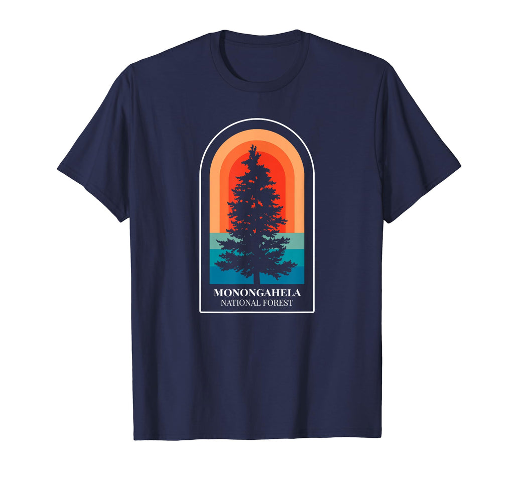 Monongahela National Forest West T-Shirt - Unique Graphic for Adults - T-Shirt, Sweatshirt, Hoodie
