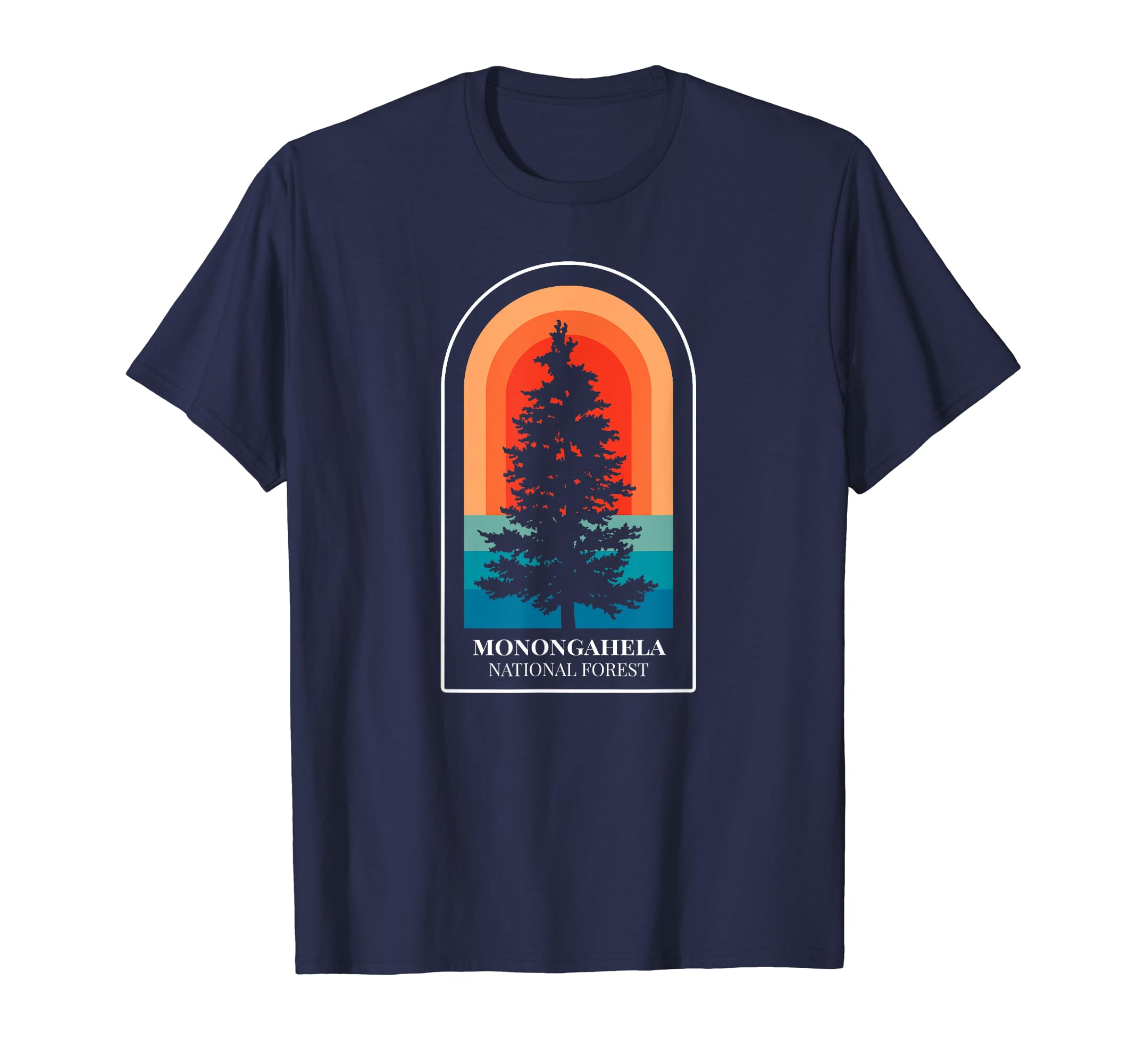 Monongahela National Forest West T-Shirt - Unique Graphic for Adults - T-Shirt, Sweatshirt, Hoodie