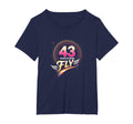 43 Years Being Fly Birthday Gift Wing T-Shirt - Trendy Graphic Men Women - T-Shirt, Sweatshirt, Hoodie