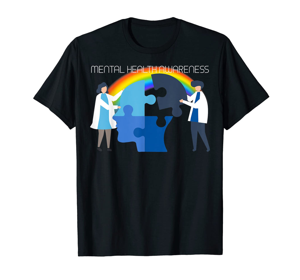 Lgbt Mental Health Awareness T-Shirt - Novelty Apparel Unisex - T-Shirt, Sweatshirt, Hoodie