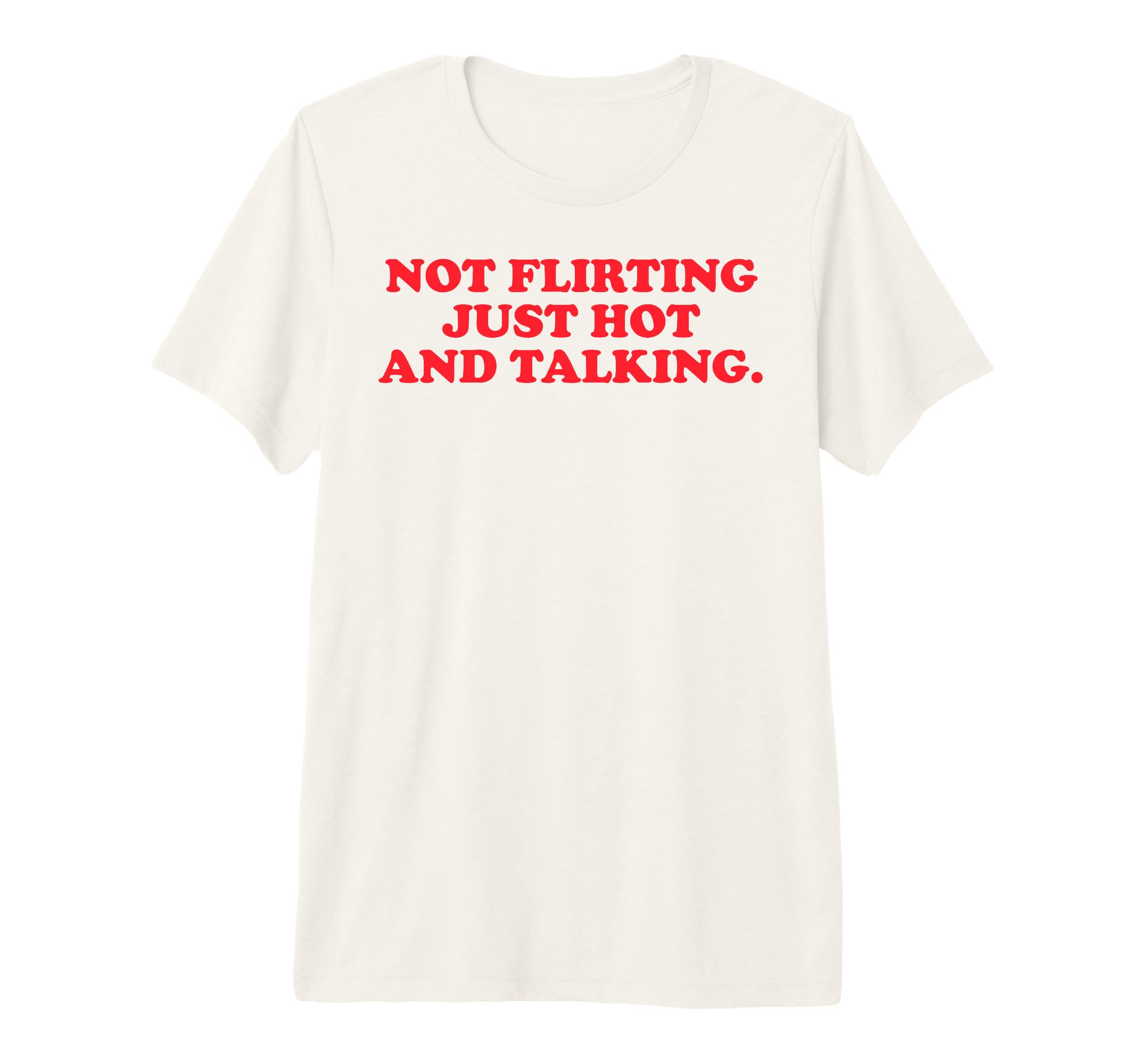 Funny Y2K 90S Not Flirting Just Hot And T-Shirt - Graphic Print for Adults - T-Shirt, Sweatshirt, Hoodie