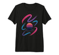 80S Synthwave Tri Blend T-Shirt - Trendy Graphic Men Women - T-Shirt, Sweatshirt, Hoodie
