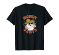 Howdy Santa Groovy Western Cowboy T-Shirt - Fun Novelty Design Men Women - T-Shirt, Sweatshirt, Hoodie