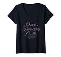 Overthinkers Club V Neck T-Shirt - Trendy Graphic Unisex - T-Shirt, Sweatshirt, Hoodie