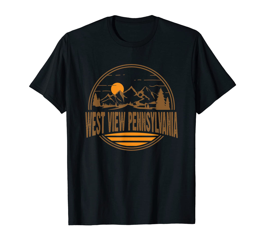 West View Pennsylvania Mountain Hiking T-Shirt - Aesthetic Graphic Unisex - T-Shirt, Sweatshirt, Hoodie
