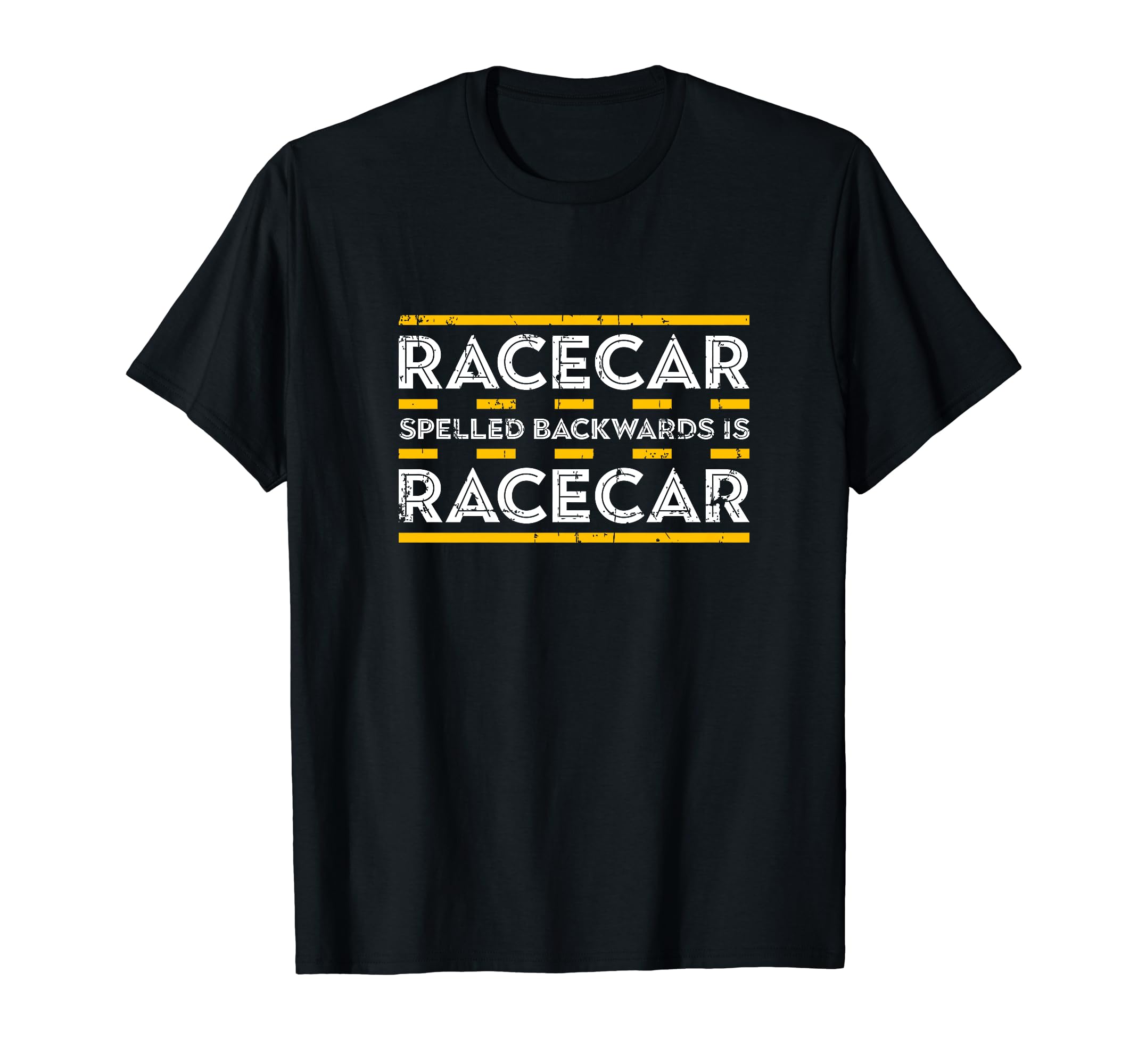 Car Racing Gifts Racing Racecar Spelled T-Shirt - Minimalist Print Unisex - T-Shirt, Sweatshirt, Hoodie