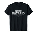 Lake Ontario 70S 80S Type T-Shirt - Minimalist Print Unisex - T-Shirt, Sweatshirt, Hoodie