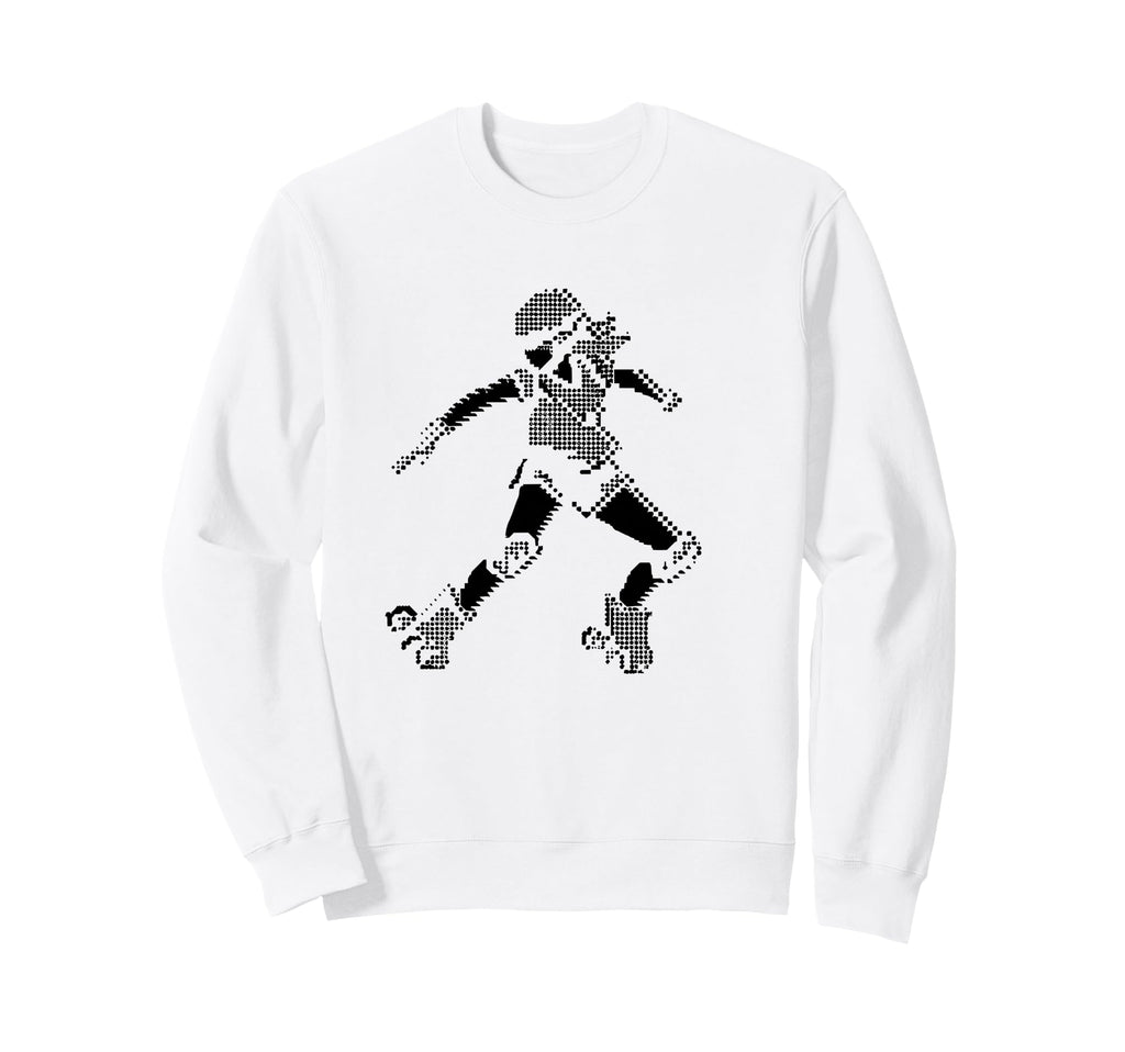 Little Roller Skater Pixel Art Sweatshirt - Custom Art Print for Adults - T-Shirt, Sweatshirt, Hoodie