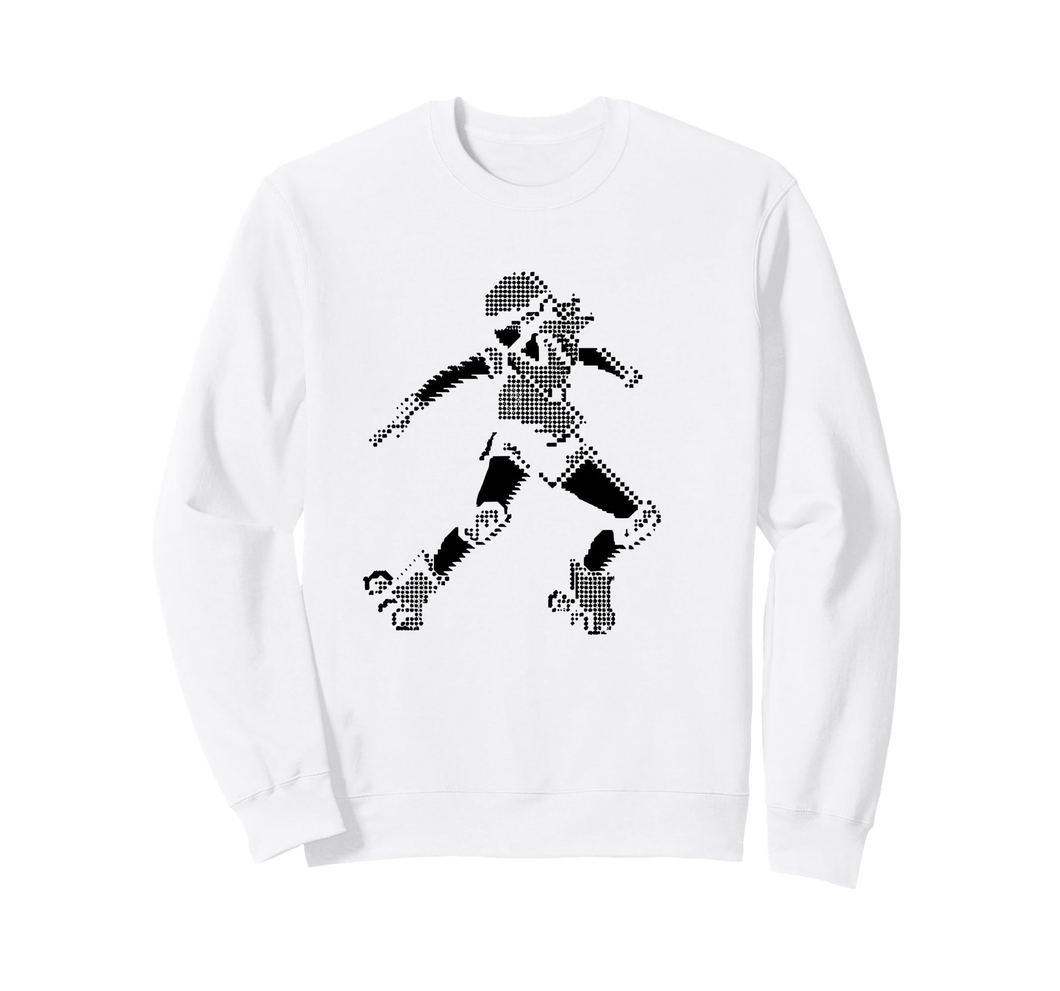 Little Roller Skater Pixel Art Sweatshirt - Custom Art Print for Adults - T-Shirt, Sweatshirt, Hoodie
