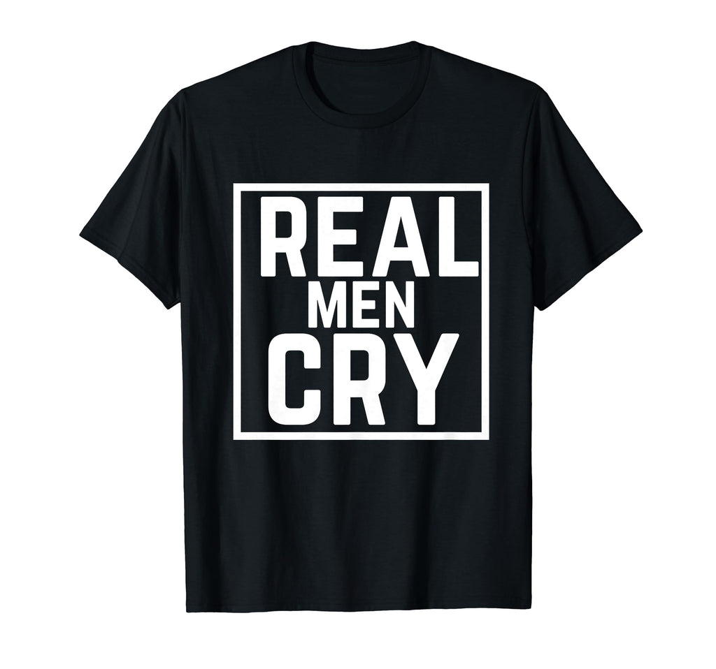 Real Cry Mens Mental Health T-Shirt - Aesthetic Graphic for Adults - T-Shirt, Sweatshirt, Hoodie