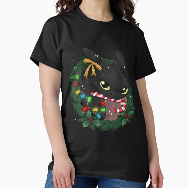 Christmas Toothless - Adult & Kids T-Shirts, Sweatshirts & Hoodies apparel design preview 1