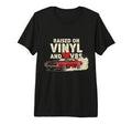 Raised Vinyl And V8S 70S Car Lover Tri T-Shirt - Graphic Print for Adults - T-Shirt, Sweatshirt, Hoodie