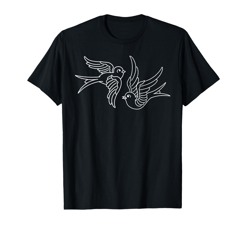 American Traditional Swallow Tattoo T-Shirt - Streetwear Style Unisex - T-Shirt, Sweatshirt, Hoodie