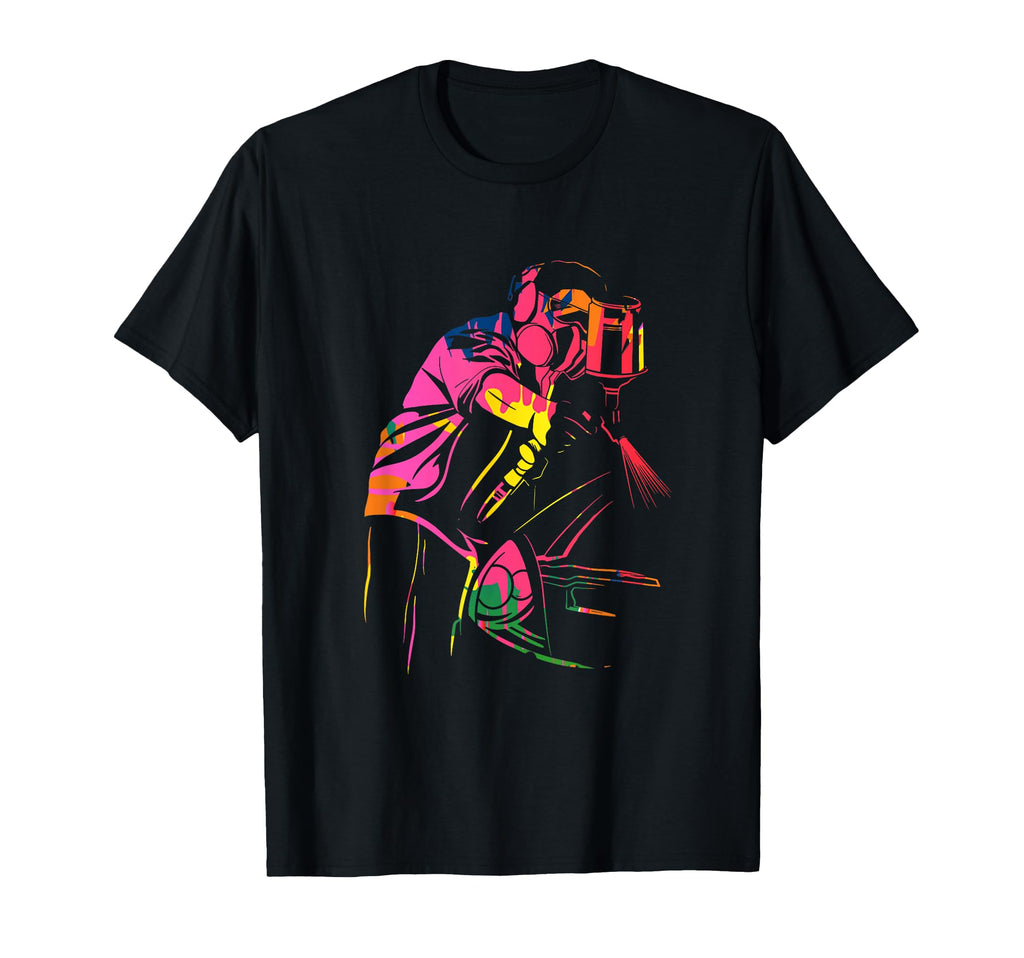 Car Painter Abstract Auto Body T-Shirt - Aesthetic Graphic Men Women - T-Shirt, Sweatshirt, Hoodie