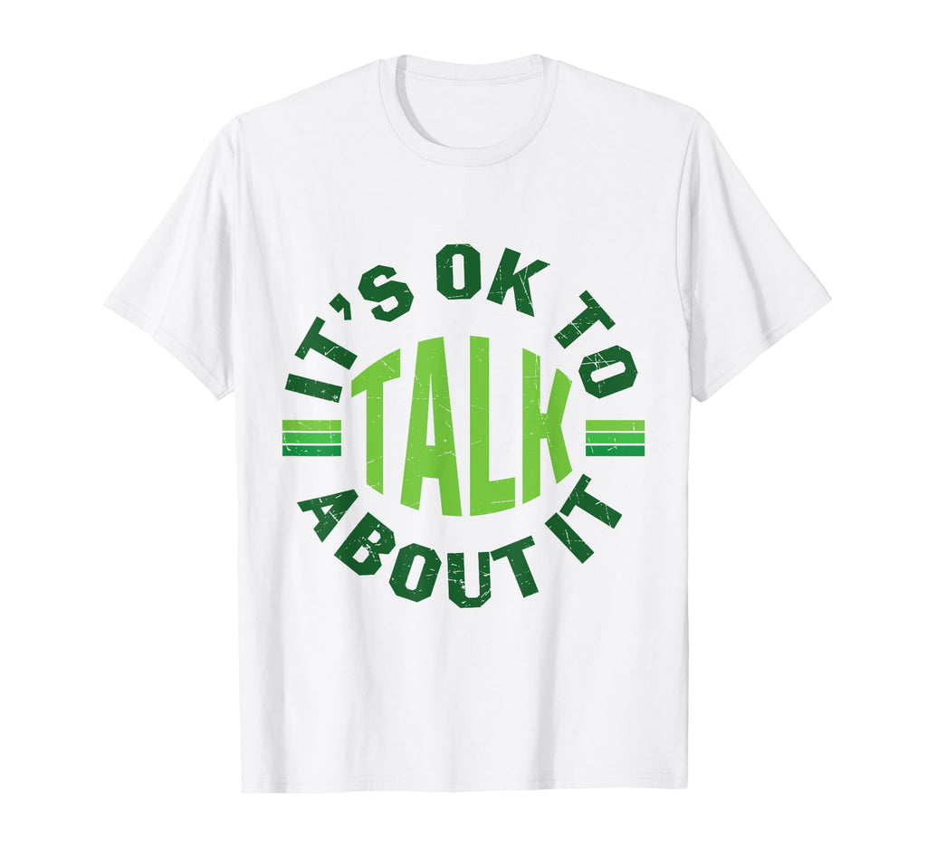 Its Ok To Talk About Mental Health T-Shirt - Minimalist Print Unisex - T-Shirt, Sweatshirt, Hoodie