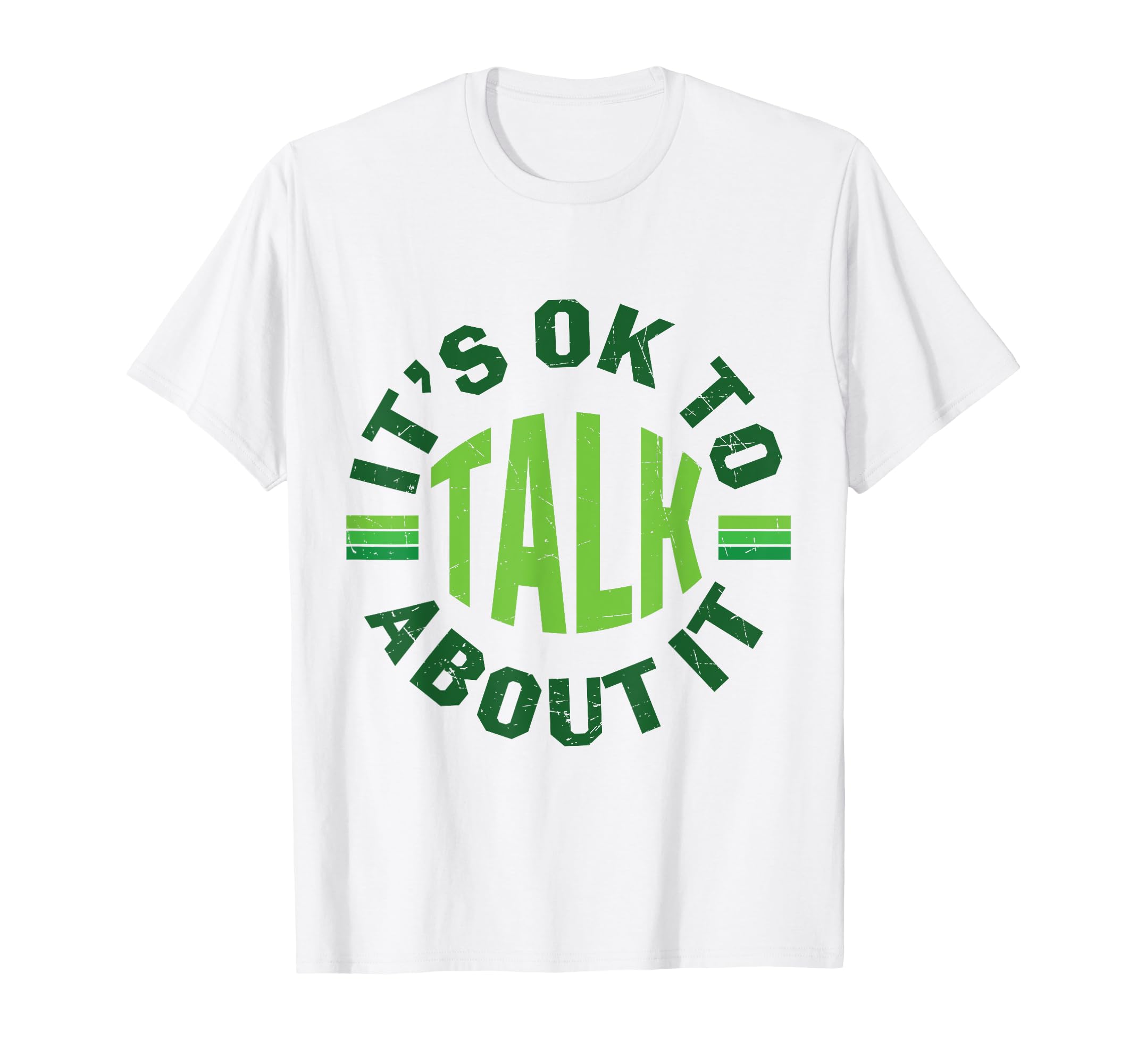 Its Ok To Talk About Mental Health T-Shirt - Minimalist Print Unisex - T-Shirt, Sweatshirt, Hoodie