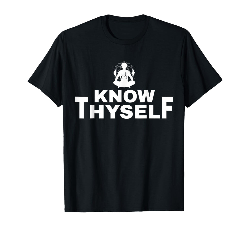 Know Thyself Symbol Yoga Mental Health T-Shirt - Aesthetic Graphic Unisex - T-Shirt, Sweatshirt, Hoodie